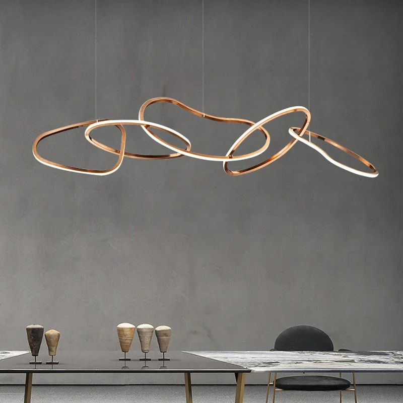 Decor Lighting Fixtures - โมเดิร์นไฟ LED จี้วงกลมสําหรับห้องรับประทานอาหารห้องครัว Luster ตกแต่งโคมระย้าโคมไฟบาร์ในร่มแขวนโคมไฟ