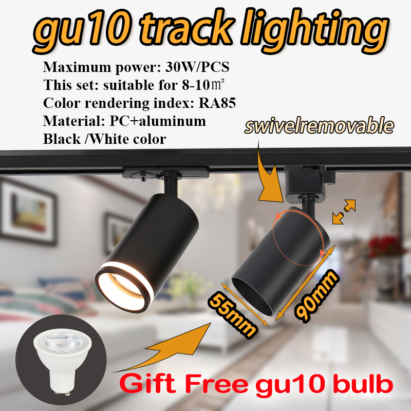 Decor Lighting Fixtures - ไฟติดราง GU10 หลอดไฟสปอตไลท์ GU10 ไฟรางหรี่แสงได้ สมาร์ทโฮม