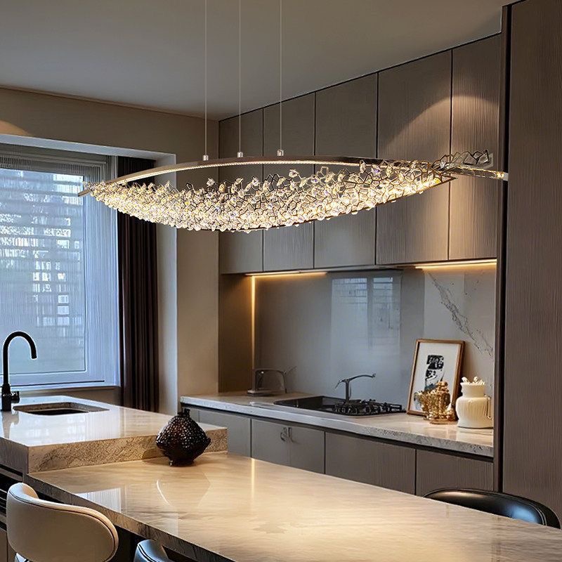Decor Lighting Fixtures - โคมไฟระย้าคริสตัลอิตาลีสุดหรูสำหรับห้องรับประทานอาหาร ห้องครัว โรงแรม บาร์ ร้านอาหาร ศิลปะสมัยใหม่
