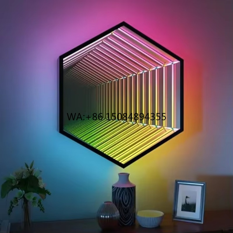 Lighting Decor For Living Room - โคมไฟติดผนัง LED โมเดิร์น สำหรับตกแต่งภายใน ทำจากอะคริลิกและแก้ว ให้ภาพลวงตา