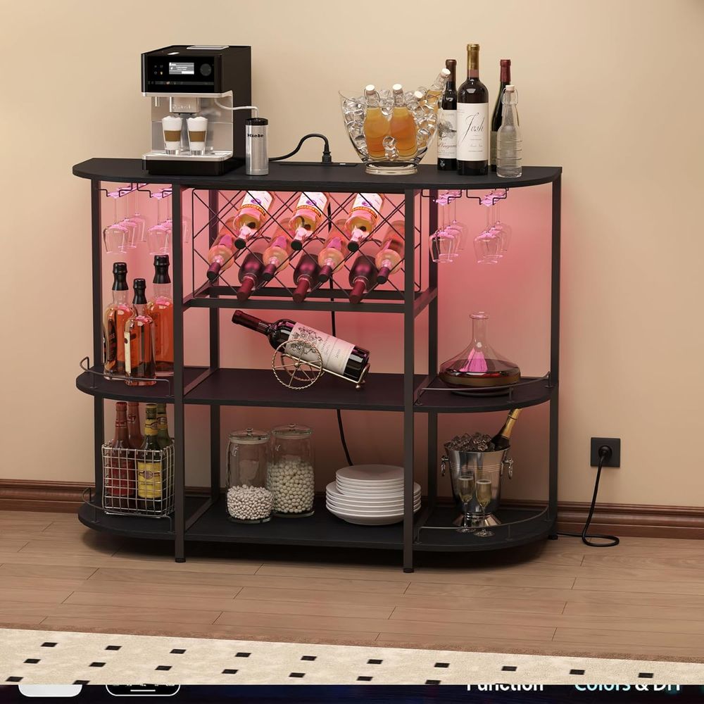 โต๊ะกาแฟ 3 ชั้นสีดำพร้อมชั้นวา - Lighting & Home Decor Studio บทวิจารณ์และราคา