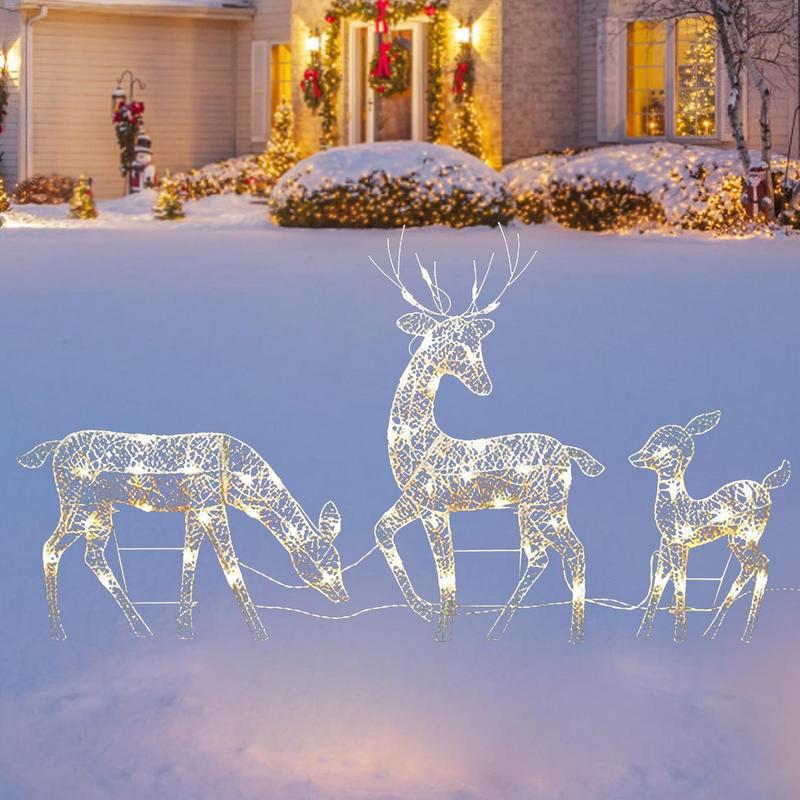 กวางเรนเดียร์ตกแต่งคริสต์มาสเท - Lighting Decoration Stand บทวิจารณ์และราคา