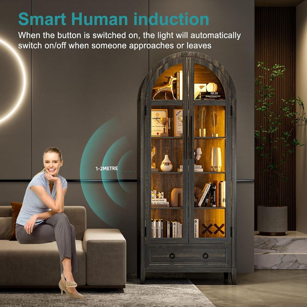 ตู้โชว์กระจกโค้ง 73 ช่อง 4 ชั้ - Lighting & Home Decor Studio บทวิจารณ์และราคา