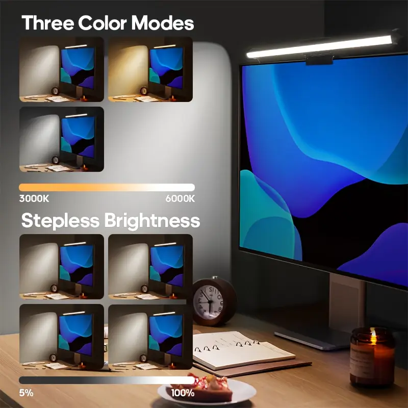 ไฟ LED สำหรับหน้าจอคอมพิวเตอร์ - Touch Dimmer Lamp บทวิจารณ์และราคา