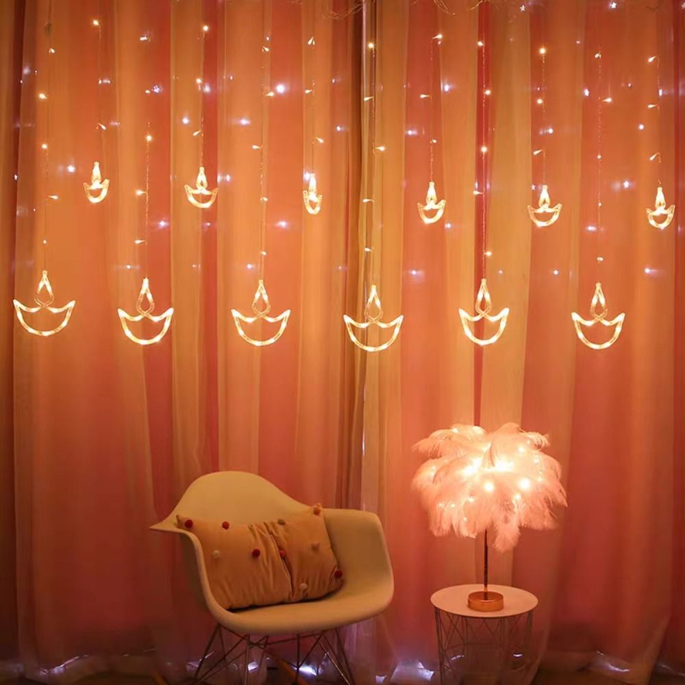ไฟประดับรูปหัวใจสำหรับห้องเด็ก - Lighting Decoration For Diwali บทวิจารณ์และราคา