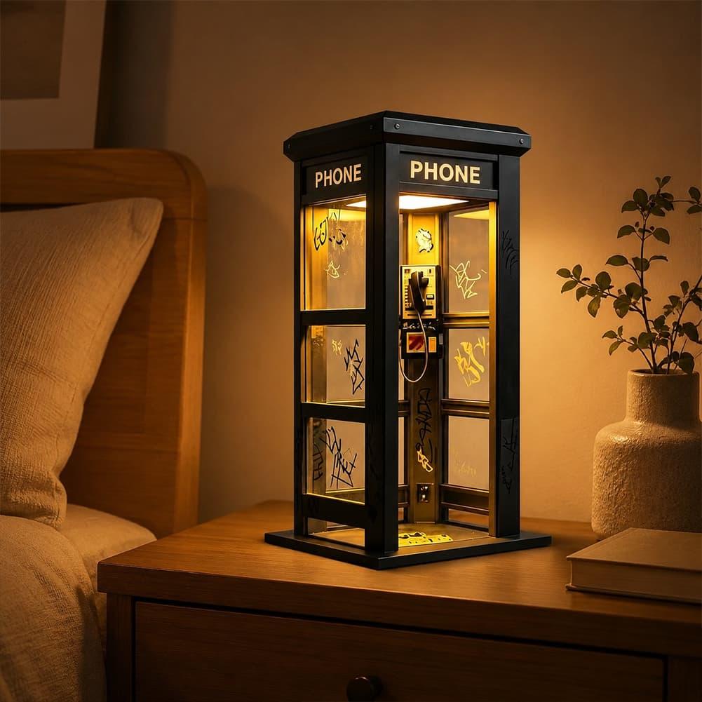 โคมไฟตั้งโต๊ะรูปตู้โทรศัพท์กรา - Lighting Decoration In Bedroom บทวิจารณ์และราคา