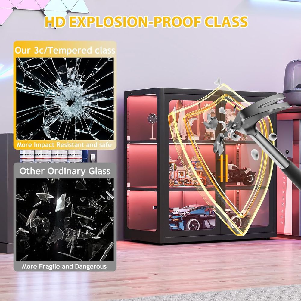 ตู้โชว์กระจกสูง 34 นิ้ว พร้อมช - Lighting & Home Decor Studio บทวิจารณ์และราคา