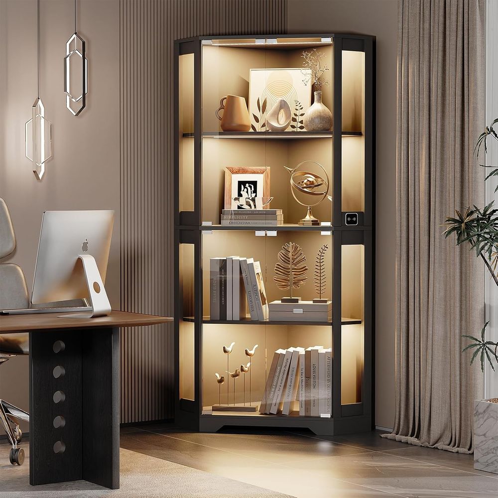 ตู้โชว์กระจกมีไฟ 65 นิ้ว, ตู้โ - Lighting & Home Decor Studio บทวิจารณ์และราคา