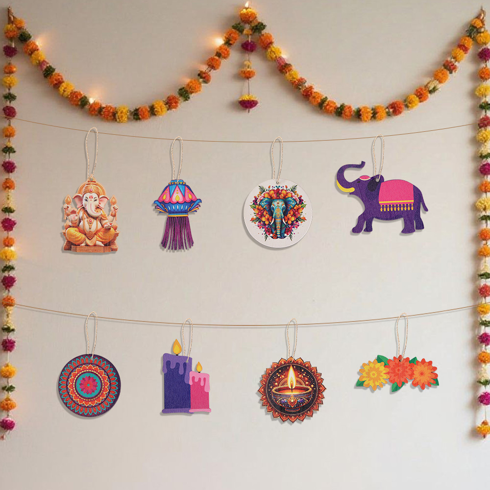 ของตกแต่งธีมเทศกาลดิวาลี - ไม้ - Lighting Decoration For Diwali บทวิจารณ์และราคา