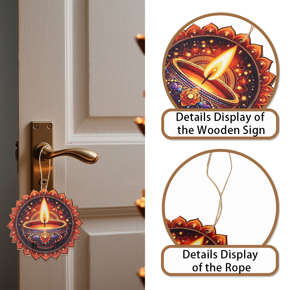 ของตกแต่งธีมเทศกาลดิวาลี - ไม้ - Lighting Decoration For Diwali บทวิจารณ์และราคา
