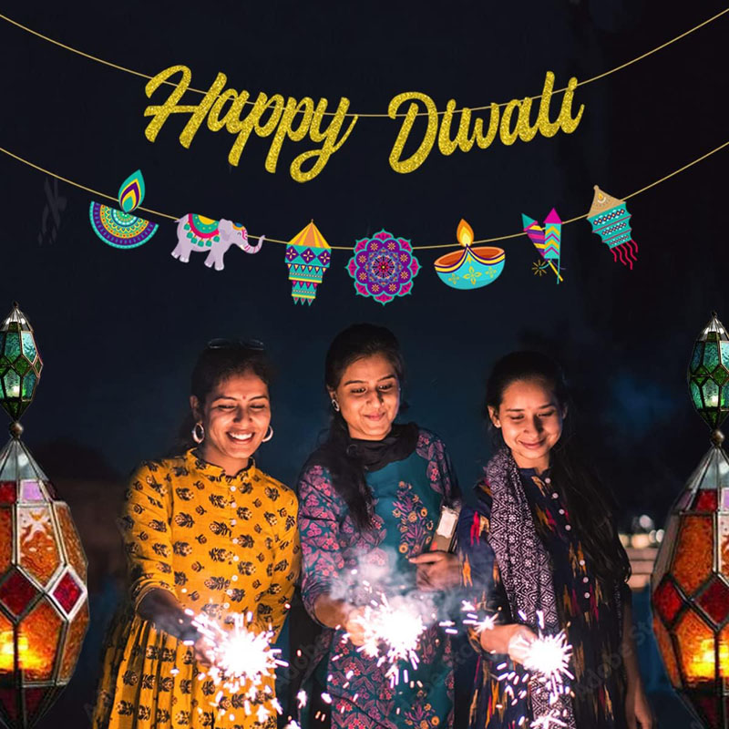 Diwali Party ตกแต่ง Happy Diwa - Lighting Decoration For Diwali บทวิจารณ์และราคา