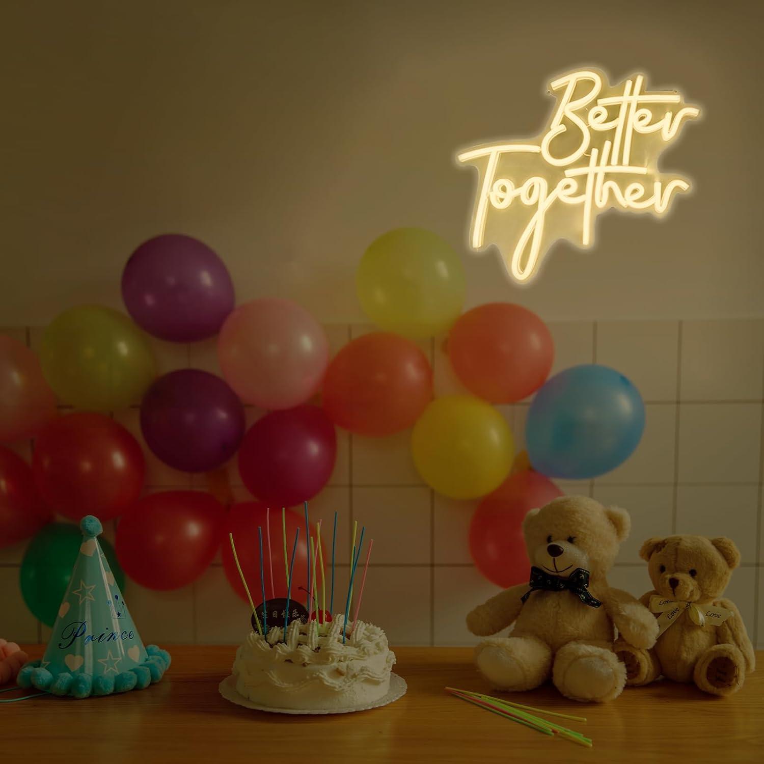 ป้ายไฟนีออน Better Together ไฟ - Lighting Decor For Living Room บทวิจารณ์และราคา