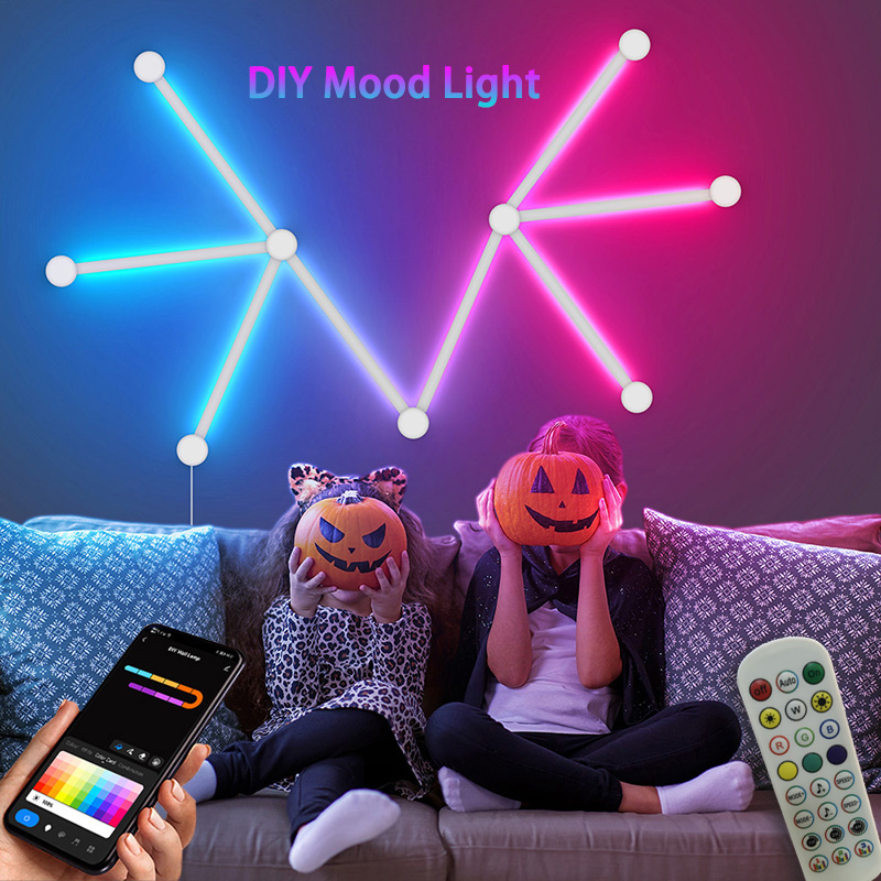 โคมไฟติดผนัง RGB อัจฉริยะ, ไฟ  - Lighting Decoration In Bedroom บทวิจารณ์และราคา