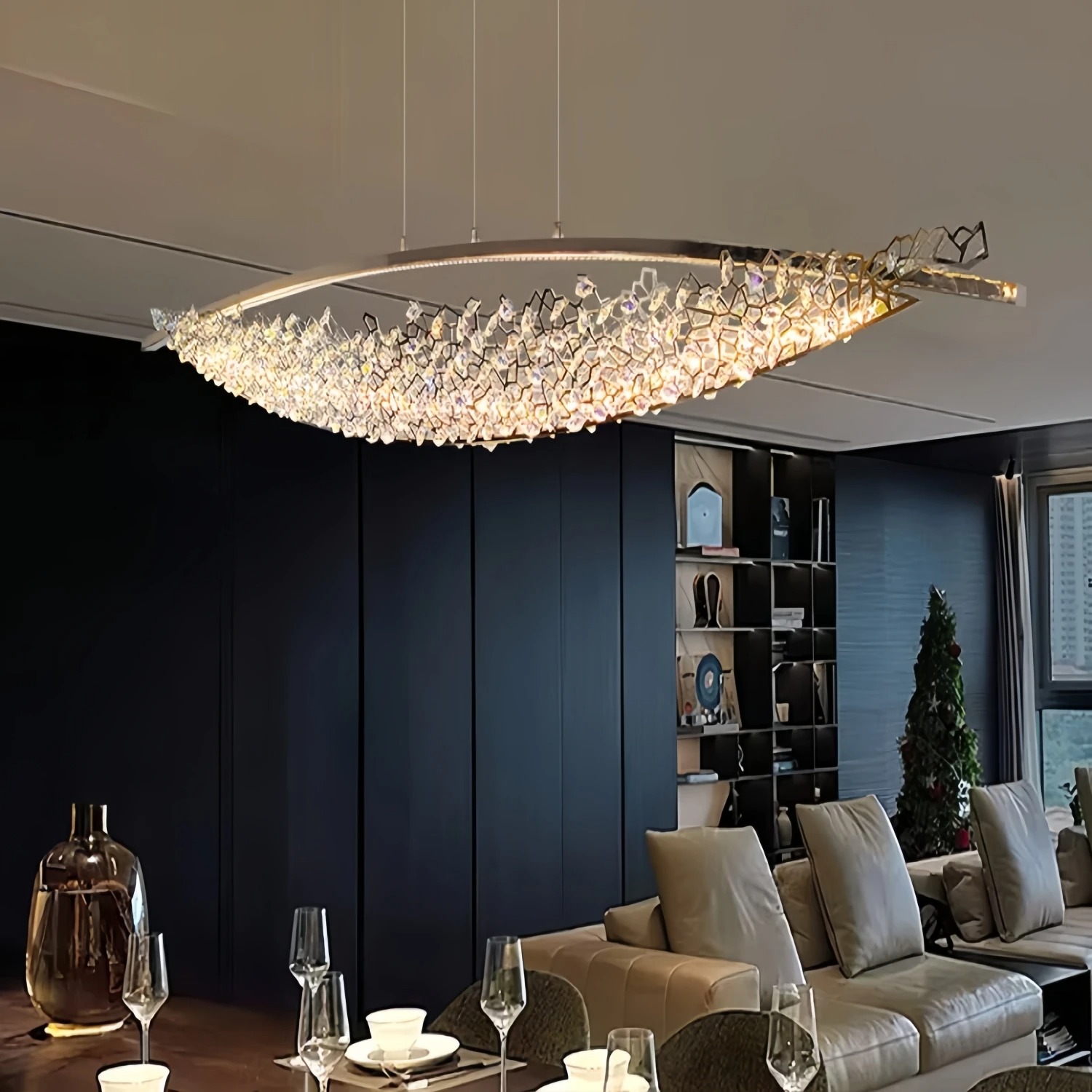 โคมไฟระย้าคริสตัลอิตาลีสุดหรูส - Decor Lighting Fixtures บทวิจารณ์และราคา