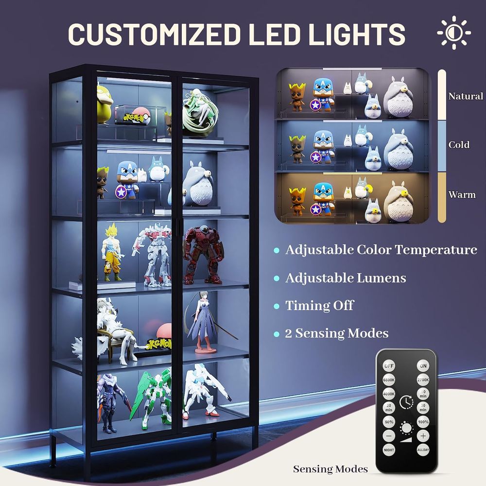 ตู้โชว์กระจกสูง 71 ซม. พร้อมไฟ - Lighting & Home Decor Studio บทวิจารณ์และราคา