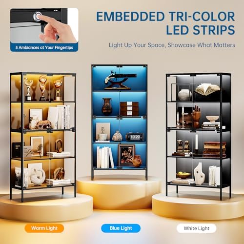 ตู้โชว์กระจกขนาด 65 นิ้ว พร้อม - Lighting & Home Decor Studio บทวิจารณ์และราคา