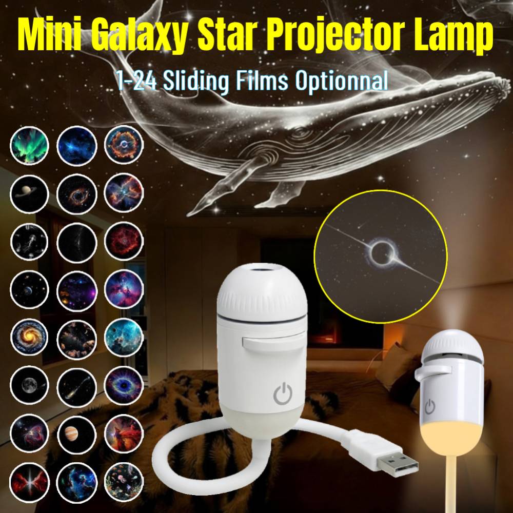 โปรเจคเตอร์ไฟกลางคืนมินิ กาแล็ - Lighting Decoration In Bedroom บทวิจารณ์และราคา