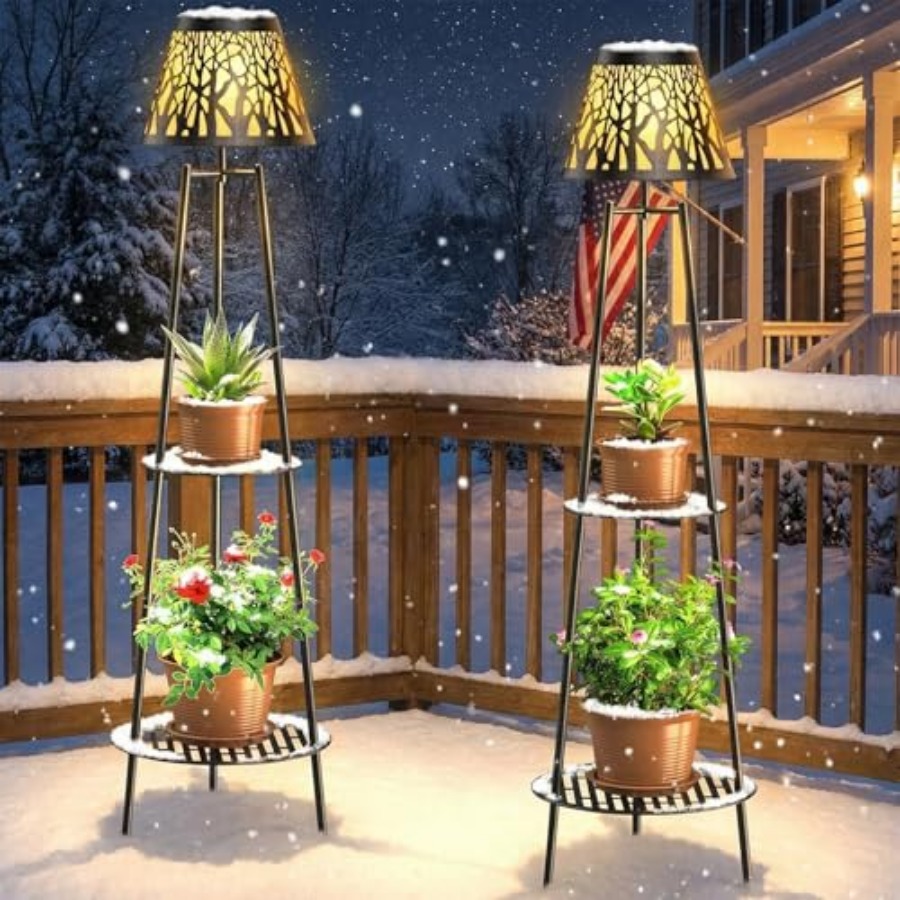 โคมไฟตั้งพื้นพลังงานแสงอาทิตย์ - Lighting Decoration Stand บทวิจารณ์และราคา