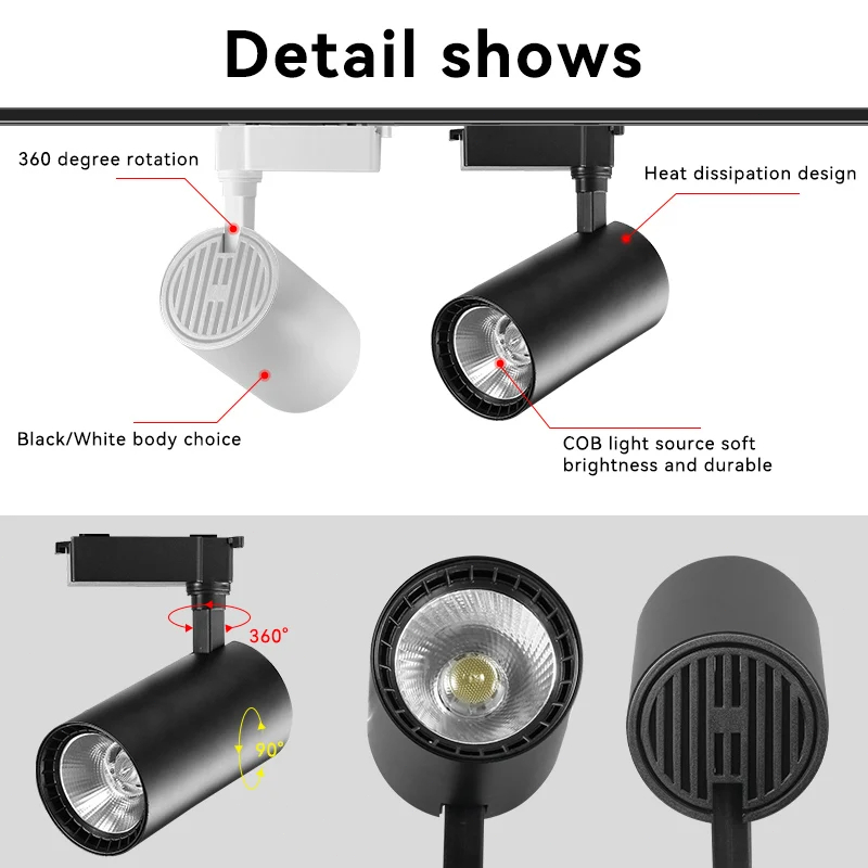 ชุดไฟติดราง LED 110v 220v แสงส - Decor Lighting Fixtures บทวิจารณ์และราคา