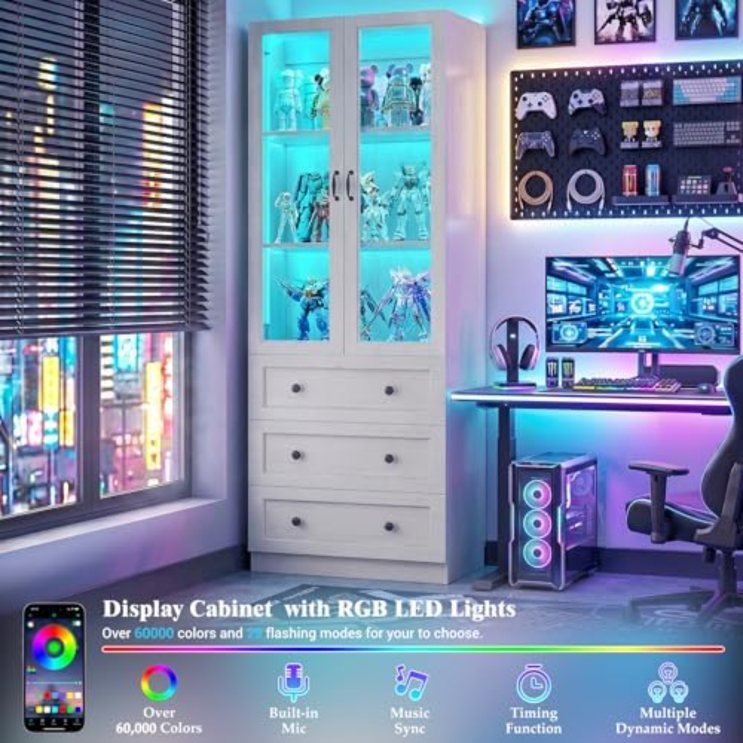 ตู้โชว์พร้อมประตูกระจก, ตู้หนั - Lighting & Home Decor Studio บทวิจารณ์และราคา