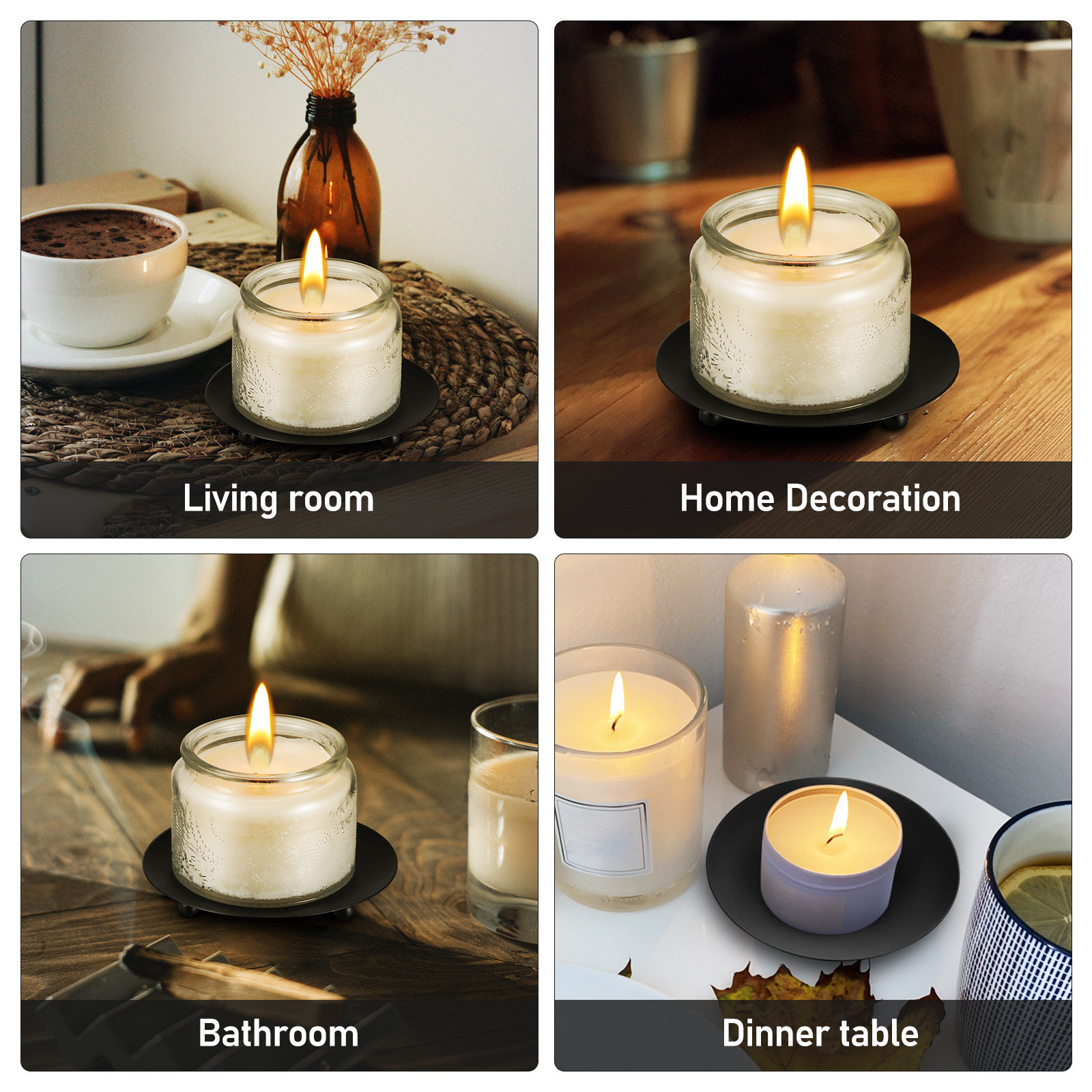 ที่วางเหล็ก 4 ชิ้น แบบมินิมอล  - Lighting Decoration Stand บทวิจารณ์และราคา