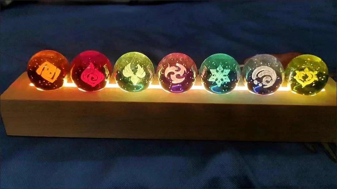 เกม Genshin Impact คริสตัลบอลร - Elements Lighting Decor บทวิจารณ์และราคา