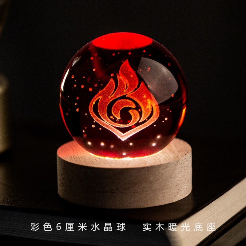 โคมไฟคริสตัล Genshin Impact ปี - Elements Lighting Decor บทวิจารณ์และราคา
