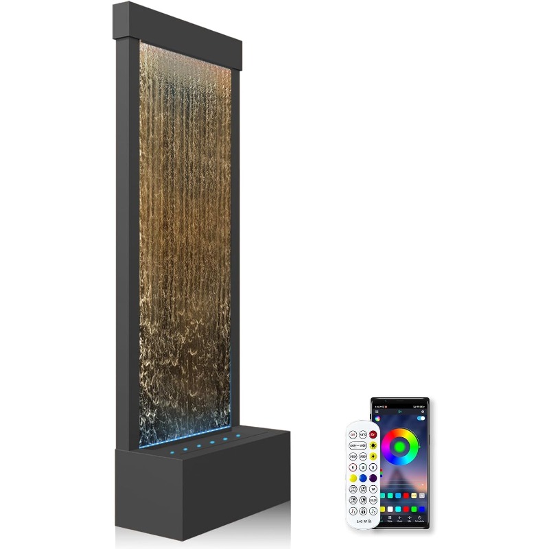 น้ำพุตั้งพื้นแบบเรียบง่ายทันสม - Lighting Decoration Stand บทวิจารณ์และราคา
