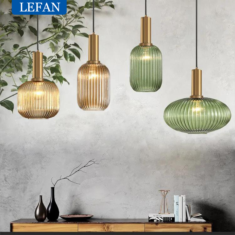 โคมไฟแขวนแก้ว LED สไตล์นอร์ดิก - Decor Lighting Fixtures บทวิจารณ์และราคา