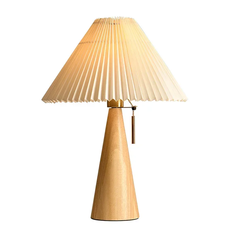 โคมไฟตั้งโต๊ะแบบจีบย้อนยุค โคม - Lighting Decoration In Bedroom บทวิจารณ์และราคา