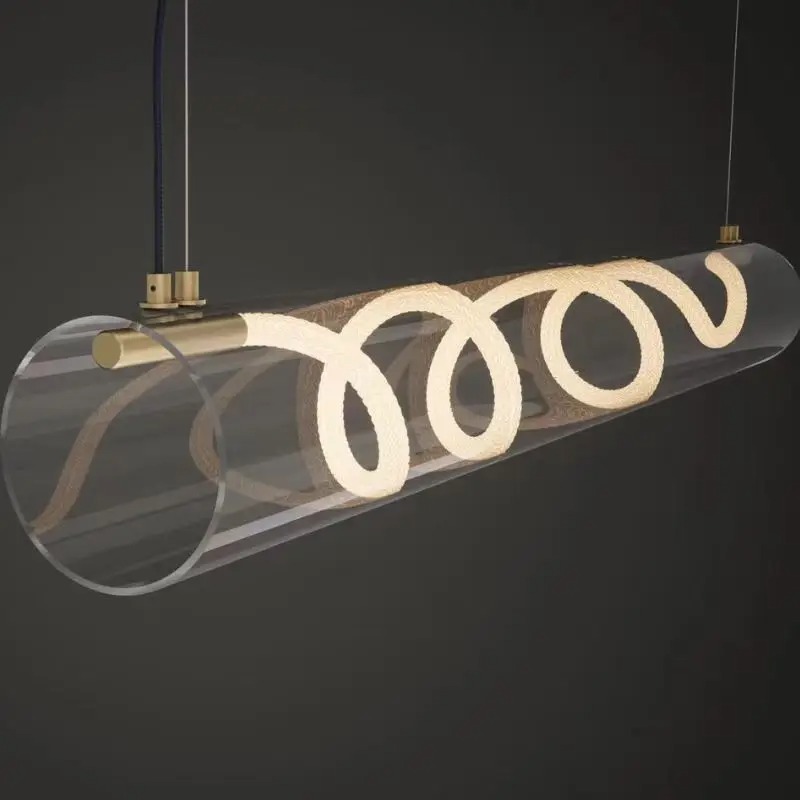 โคมไฟระย้าทรงยาวสไตล์นอร์ดิก ด - Decor Lighting Fixtures บทวิจารณ์และราคา