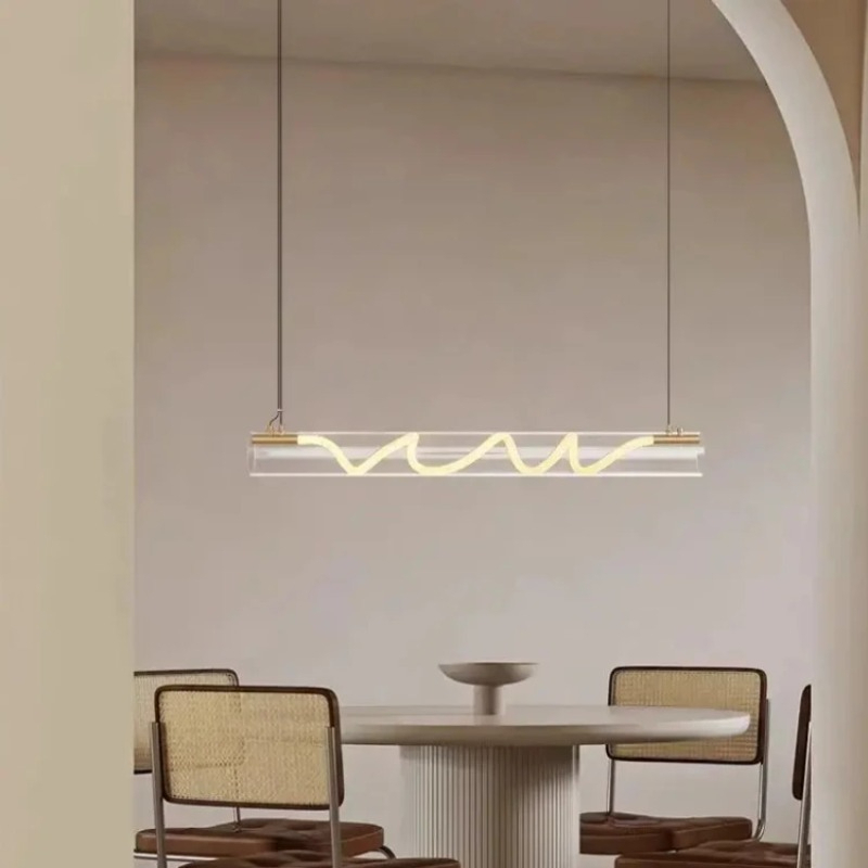 โคมไฟระย้าทรงยาวสไตล์นอร์ดิก ด - Decor Lighting Fixtures บทวิจารณ์และราคา