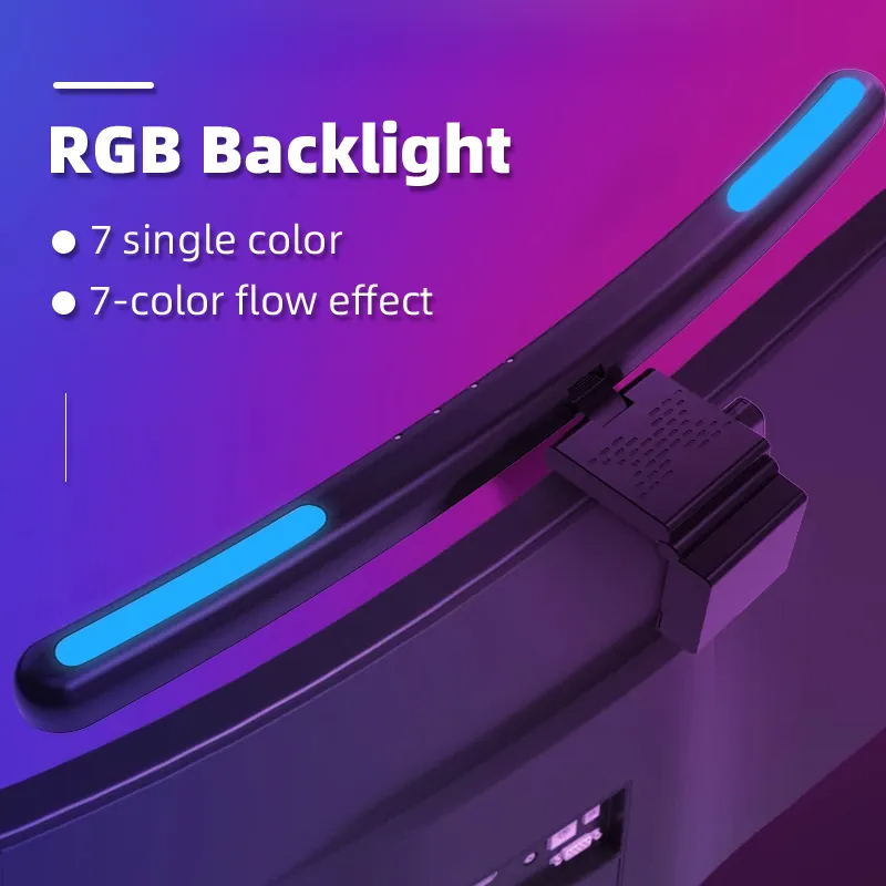 โคมไฟหน้าจอแอลอีดีโค้ง USB RGB - Touch Dimmer Lamp บทวิจารณ์และราคา