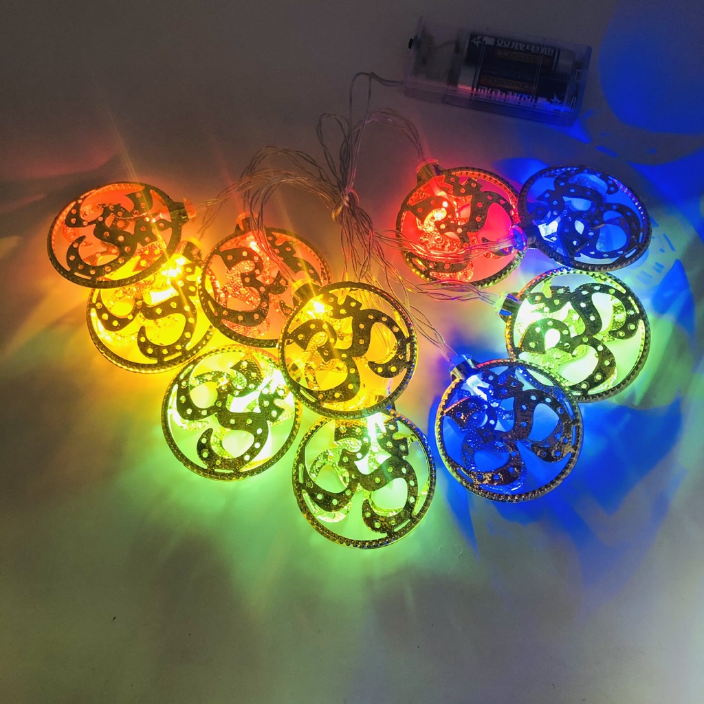 Diwali LED AUM OM Swastika Lak - Lighting Decoration For Diwali บทวิจารณ์และราคา