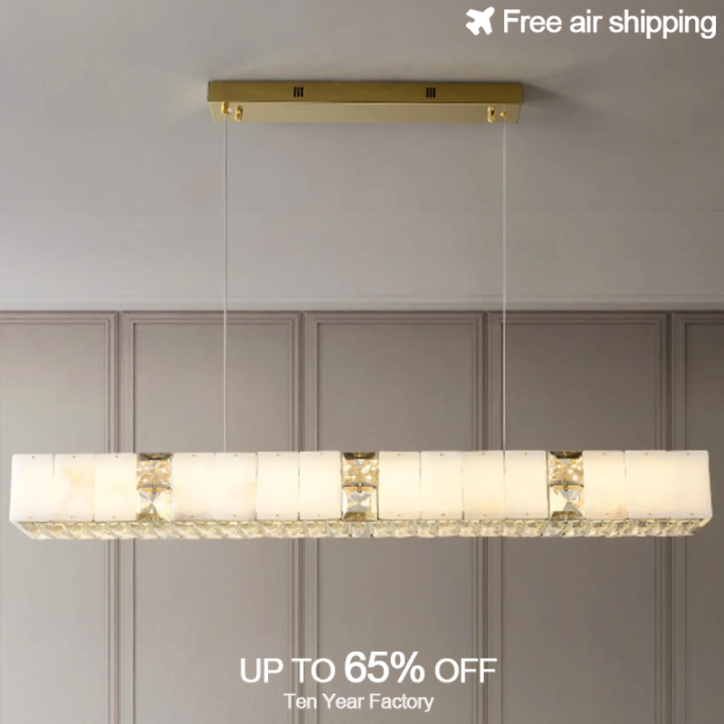 โคมไฟระย้า LED สีดำทองสไตล์โมเ - Elements Lighting Decor บทวิจารณ์และราคา