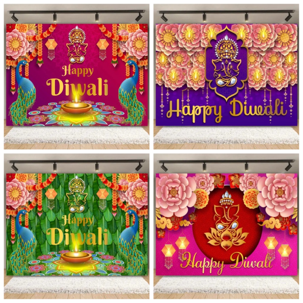 ฉากหลังเทศกาลดิวาลีสุขสันต์  อ - Lighting Decoration For Diwali บทวิจารณ์และราคา