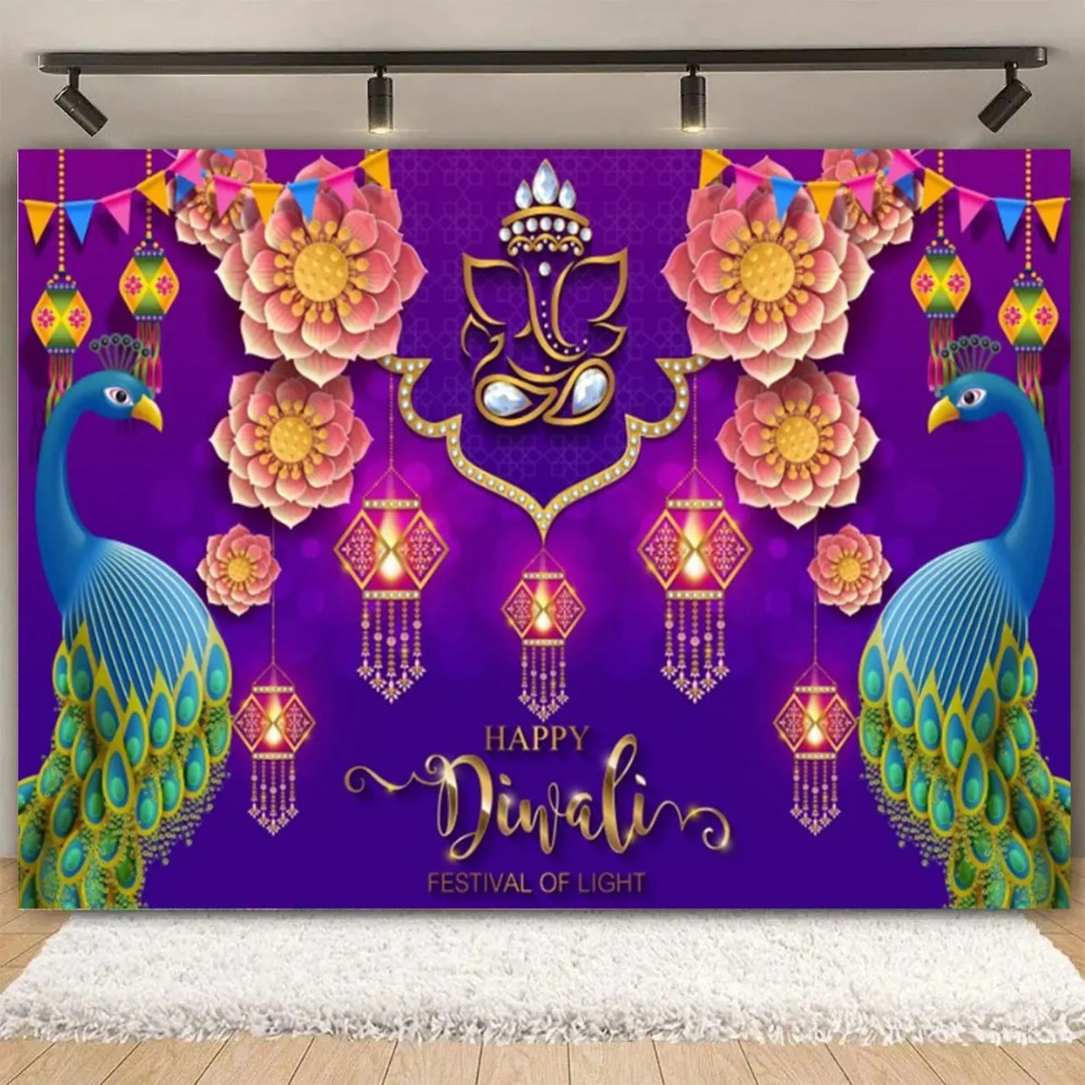 ฉากหลังเทศกาลดิวาลีสุขสันต์  อ - Lighting Decoration For Diwali บทวิจารณ์และราคา