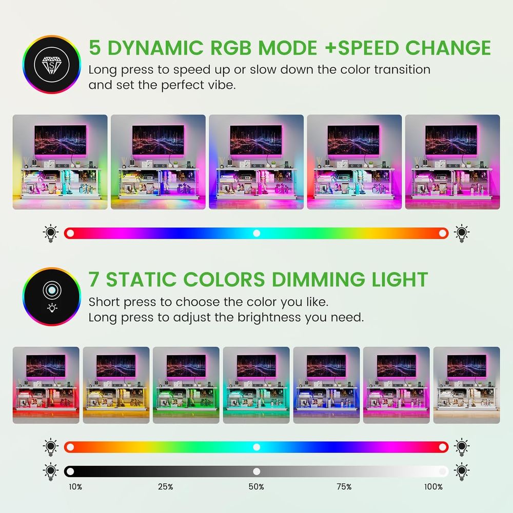 ขาตั้งทีวีกระจกขนาด 71 นิ้ว พร - Lighting & Home Decor Studio บทวิจารณ์และราคา